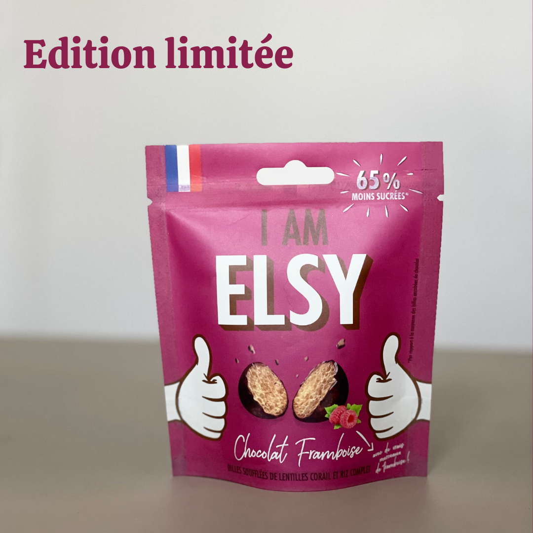 Pépites de chocolat Noir riches en fibres (150g) – ELSY