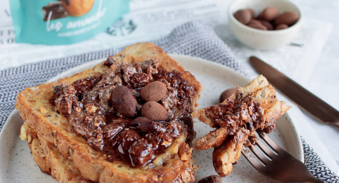 Pain perdu et pâte à tartiner aux Amandes Elsy