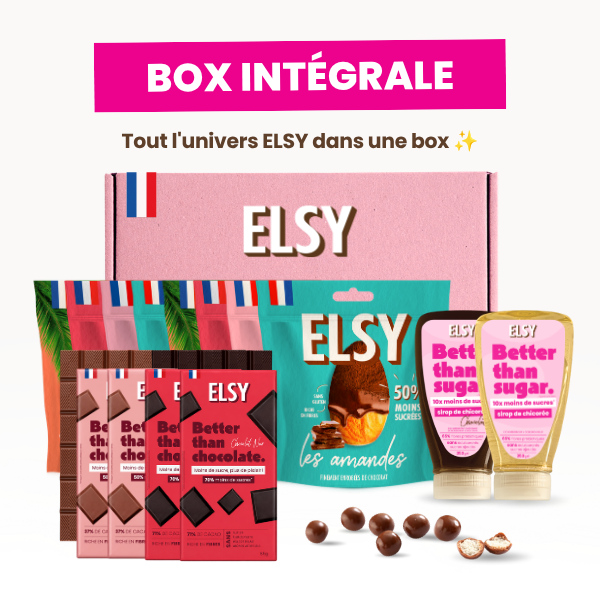 Box Intégrale ELSY : toute la gamme moins sucrée