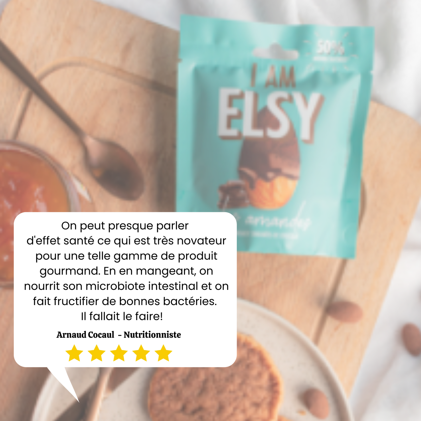 Amandes finement torréfiées enrobées de chocolat - 75g