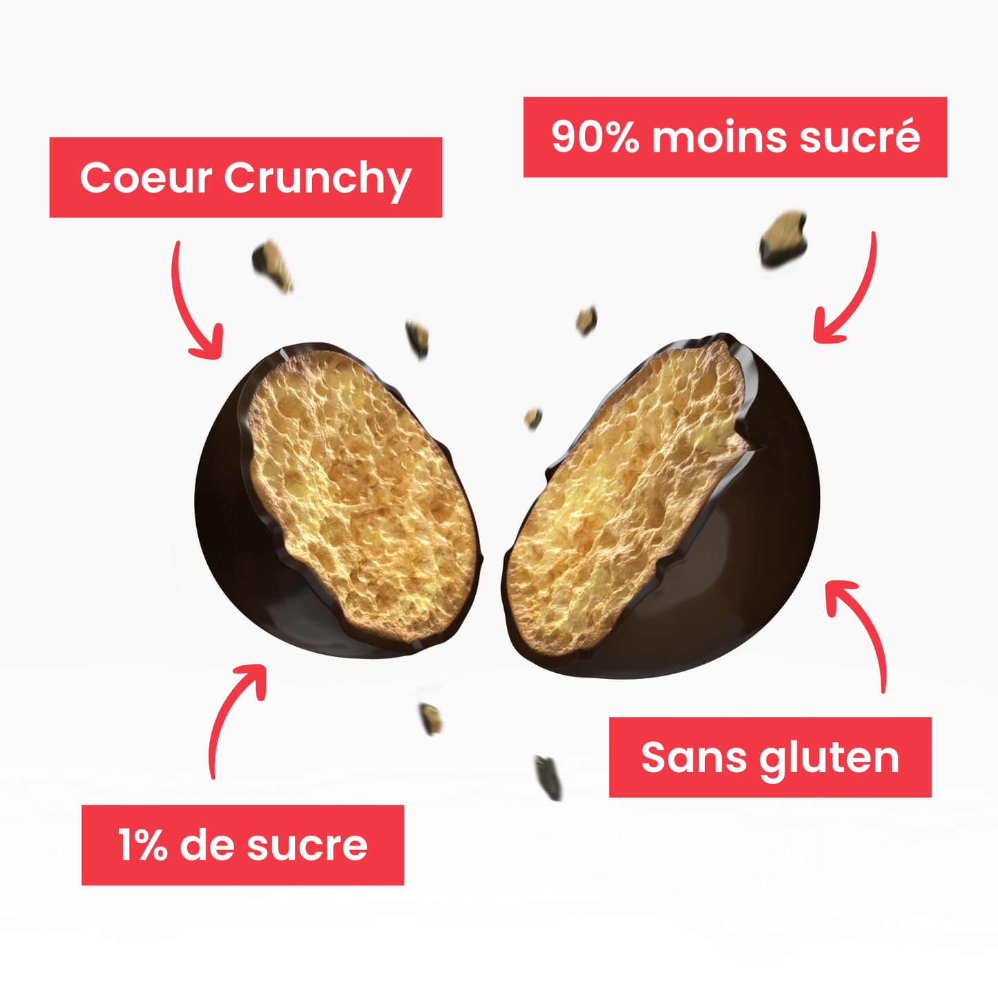 Billes Chocolat noir - 50g