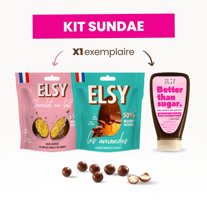 Kit Sundae Elsy Moins sucré plus gourmand
