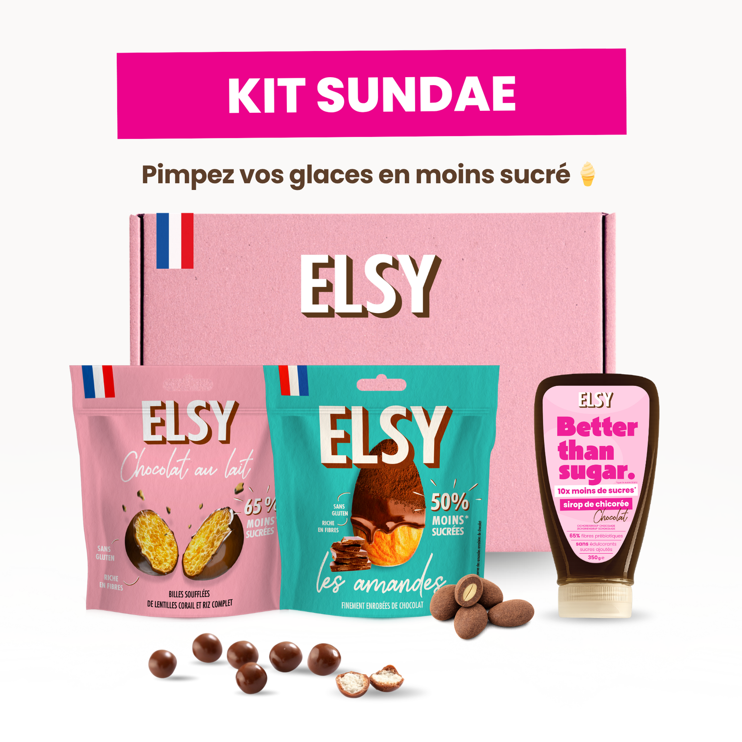 Kit Sundae Elsy Moins sucré plus gourmand
