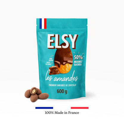 Sachet 600g Amandes enrobées de chocolat